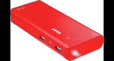 Trust Primo 10.000 mAh powerbank Rood Lithium-Ion (Li-Ion)