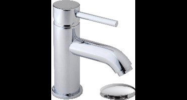 Sanifun wastafelmengkraan Urs Chroom + afvoerplug