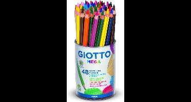 Giotto Pot Of 48 Colored Pencils Giotto Mega