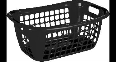 Sunware Basic wasmand 35L - 55x38x22.5 cm - Zwart