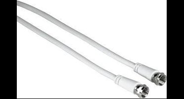 Hama Verb.Kabel 2X F-Plug Wit 1.5M Ve=25
