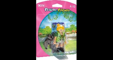 PLAYMOBIL Dierenverzorger met baby gorilla  - 9074