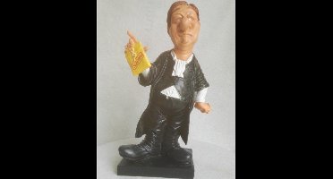 Rechter - judge - beeldje – beroepen – funny jobs – warren stratford – 19x12x33 cm