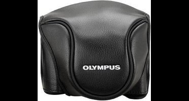 Olympus CSCH-118 - lederen tas voor Stylus 1 - Zwart
