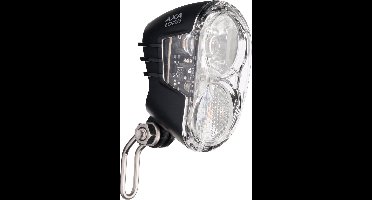 AXA Echo 15 Switch Fietskoplamp – LED Voorlicht – 15 Lux – Dynamo – Aan/Uit Schakelaar – Clear Lens Technology – 35 m Lichtbeeld – 2.250 m Zichtbaarheid