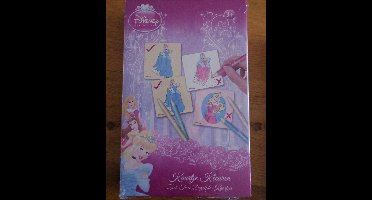Disney princess memo spel (zelf kleuren)