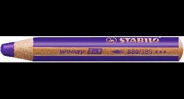Woody Potlood - 3 in 1 - Violet                        - Violet