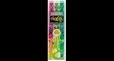 Pilot frixion uitgumbare makeerstiften set van 3