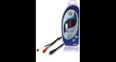 HQ HQBF-V040-1.5 Stereo Verlengkabel 3.5 Mm Male - 2x Rca Male 1.50 M Zwart
