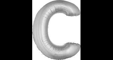 ESPA - Enorme zilverkleurige aluminium letter ballon - Zilver / Grijs