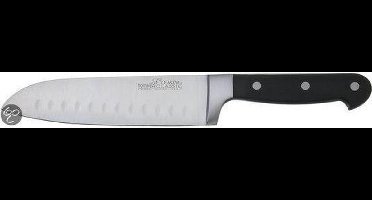 Homeij Cooking Classic Santokumes - 17cm - RVS/POM - Vaatwasbestendig