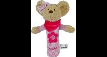 Pluche baby knijpfiguur Kikibell roze