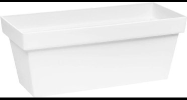 Bloembak Balkonbak Cube Case 60x26x24cm WIT Prosperplast