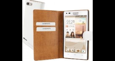 Mobiparts - witte premium booktype hoes - Huawei Ascend G6 4G