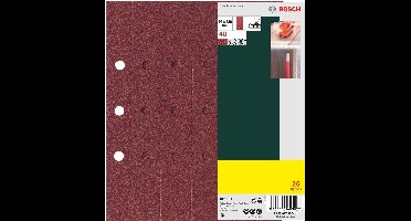 Bosch 25-delige schuurbladenset - 93 x 230 mm - korrel 240