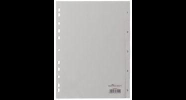 Durable 6505 Register Din A4 1-5 Polypropyleen Grijs 5 Tabbladen 650510