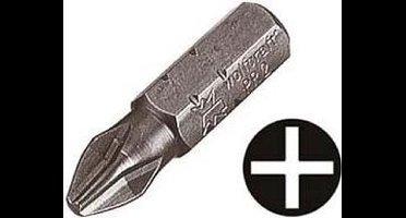 wolfcraft - Solid-bits, kruiskop (PH 1) - 1330000