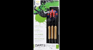 LONGFIELD STEELTIP DARTSET ASSORTED WEIGHTS COPPER ALLOY BARREL