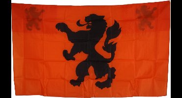 Cape Vlag oranje/zwart 90 x 150 cm