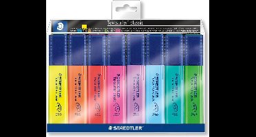 STAEDTLER Textsurfer classic tekstmarker - set 8 st