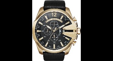 Diesel Mega Chief DZ4344 Herenhorloge 51 mm - Goudkleurig