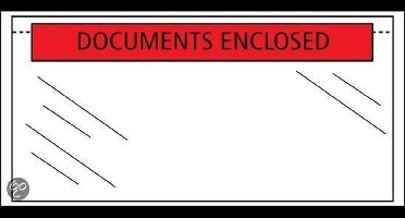 Raadhuis paklijstenvelop - 225x165mm - A5 - Documents Enclosed - 1000 stuks - RD-310502