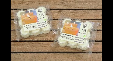 Waxinelicht - Geur flower -18 stuks