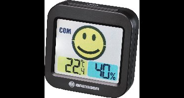 Bresser Weerstation - Thermo- en hygrometer Temeo Smile Zwart