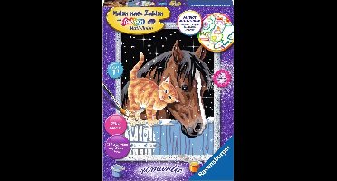 Ravensburger schilderen op nummer set - Fohlen met katje - creatief speelgoed.