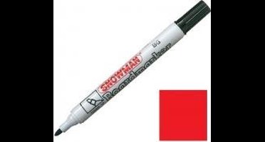 Snowman BG - whiteboard marker - rood