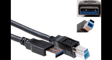 ACT USB 3.0 A male - USB B male 3,00 m SB0003