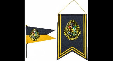 Harry Potter™ Zweinstein banner en vlag - Feestdecoratievoorwerp