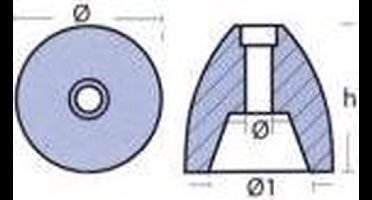 Riva as-anode, zink, 35-50mm (TEN00431)