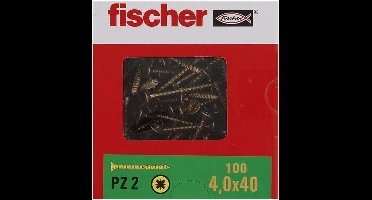 Fischer schroeven - Verzonken kop - PZ 2 - Professionele schroeven