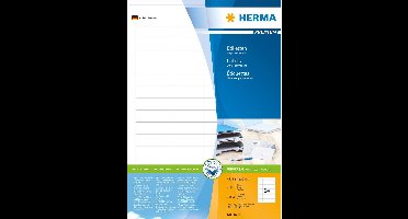 Herma printeretiketten Labels white 48,3x16,9 SuperPrint 12800 pcs.