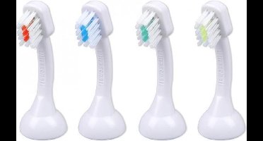 Emmi-dent opzetborstel voor elektrische tandenborstel (rood, groen, blauw en geel)
