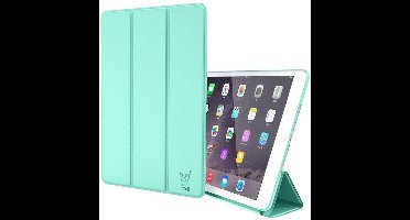 Hoes geschikt voor iPad Air 2019 10.5 inch - Trifold Book Case Kunstleer Tablet Hoesje Groen