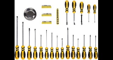 SCHROEVENDRAAIER- EN BITSET - 60 st.