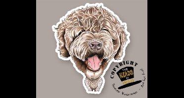 Magneet Hond Spaanse Waterhond