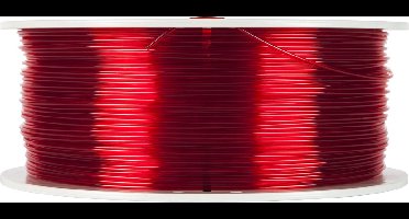 Verbatim 55054 3D Printer Filament PET-G 1.75mm 1Kg Rood Transparant