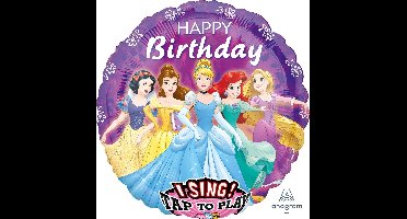 Sing-A-Tune "Disney Prinsessen" FolieBallon, 71 x 71 cm
