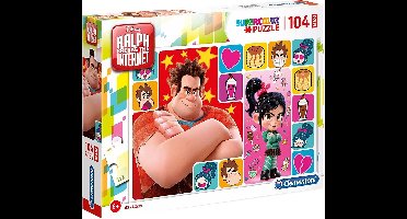 Clementoni Maxi Supercolor Legpuzzel Ralph 104 Stukjes