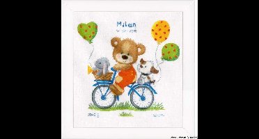 borduurpakket PN0156359 op de fiets, geboorte