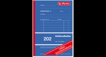 Leveringsbonnenboek 'Leveringsbewijs 202', A6-formaat, 80 vellen