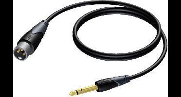 Procab CLA724 XLR (m) - 6,35mm Jack stereo (m) audiokabel - 5 meter