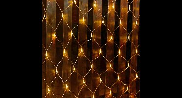 LED lichtnet kerst - 3 x 2 meter - warm wit - 204 leds