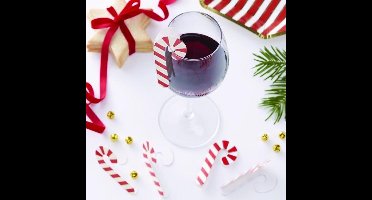 Ginger Ray - Ginger Ray - Red & Gold - Glasdecoratie Zuurstok