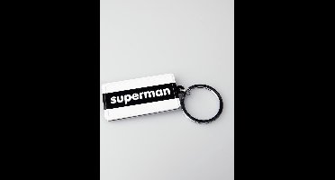 Paper Dreams Sleutelhanger Superman 13,5 Cm Staalzwart