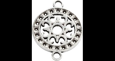Creotime Sieradenhangers 14 Mm Rond 5 Stuks Zilver