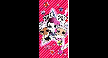 L.O.L Surprise Badlaken Rock Born To Be Bad - 70x140 cm - Pink